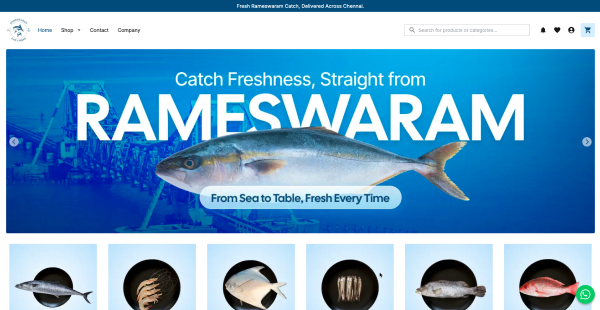 Rameswaram Daily Fresh, Seafood and Fresh fish buy online