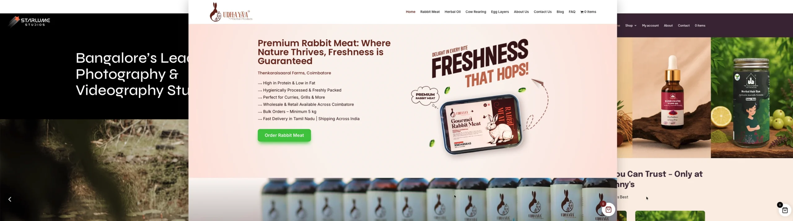 Designing and developing modern, high-performance websites for businesses in Thanjavur, Tamil Nadu.