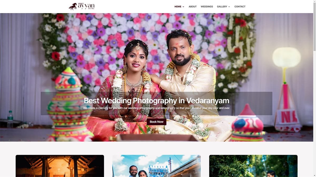 Top Wedding photographer in Thanjavur and Vedaranyam