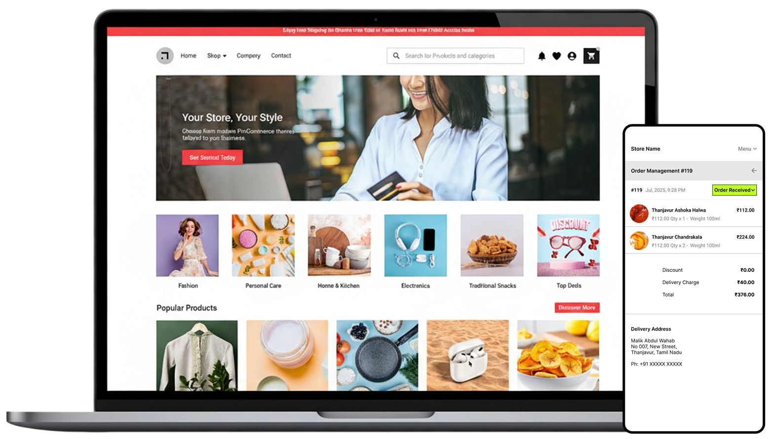 Pixel Index create custom eCommerce websites with hosting, payments & marketing tools.