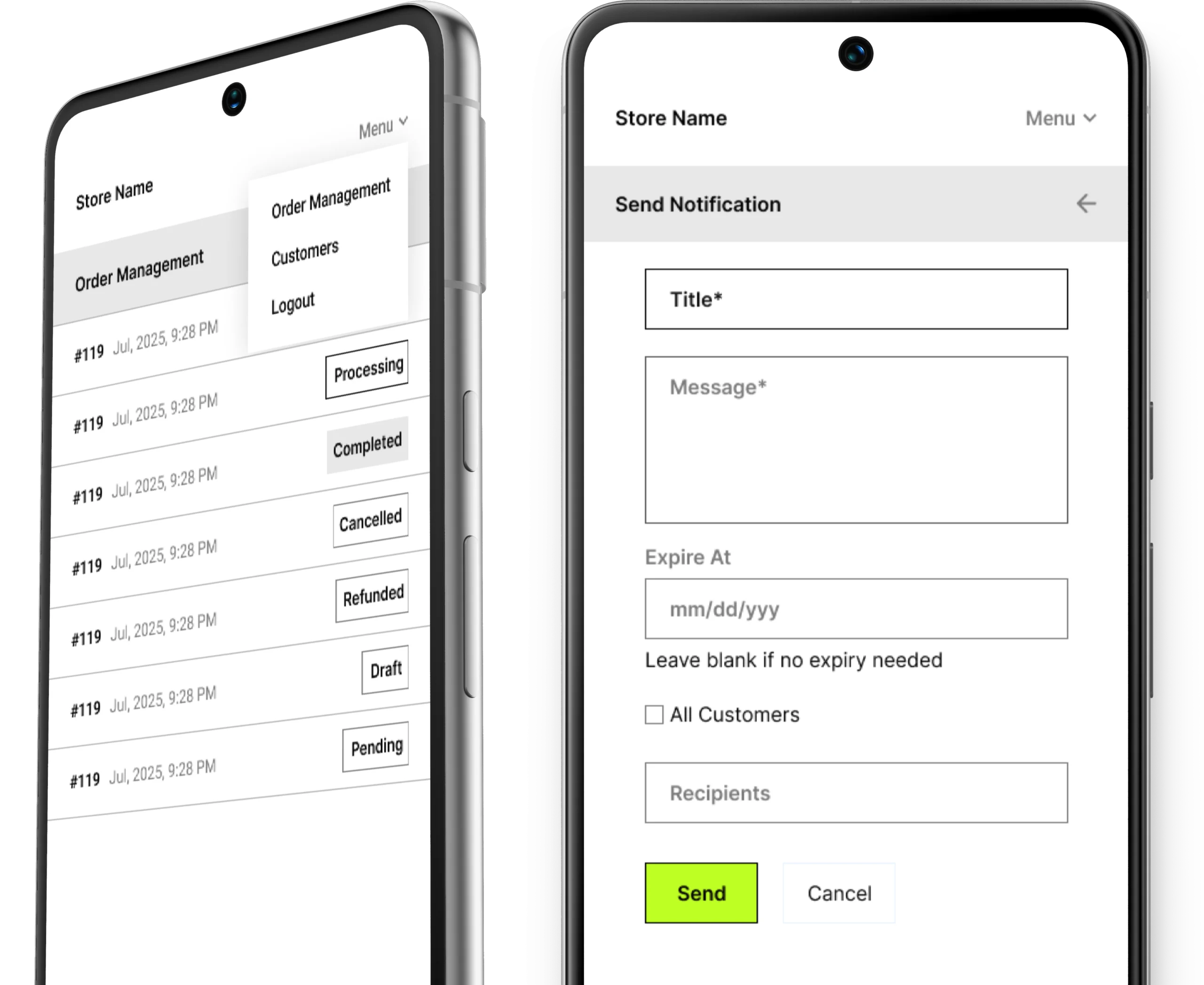 Smart Order Management App