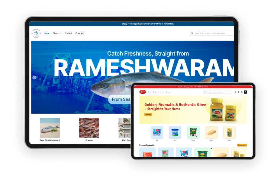 Pixel Index eCommerce store showcasing professional eCommerce website development services